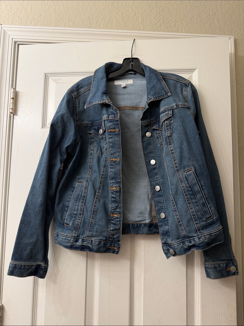 Time and Tru Blue Denim Jean Jacket